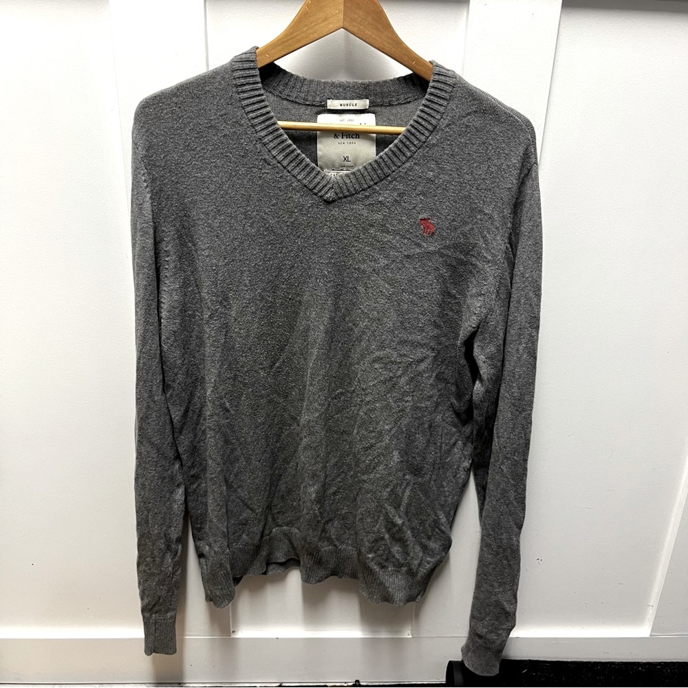 ⬇️$28 Abercrombie and Fitch Mens cashmere blend long sleeve sweater size XL